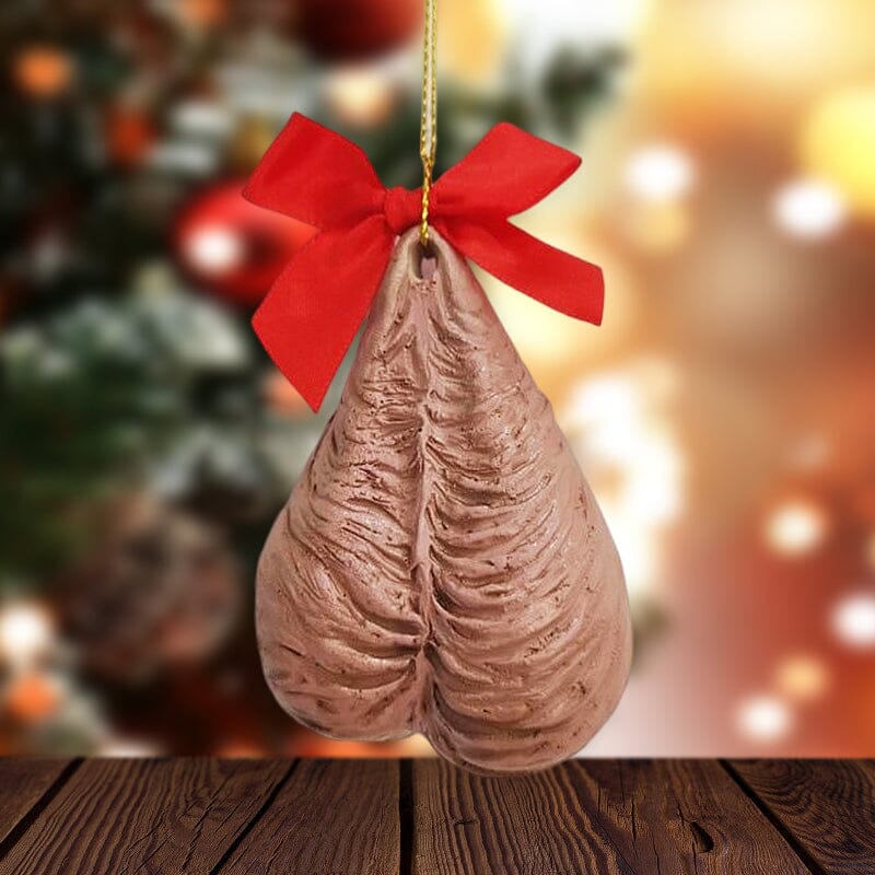 Elegant 3D julekugle i akryl, en smuk juletræsudsmykning og festlig ophæng til jul.