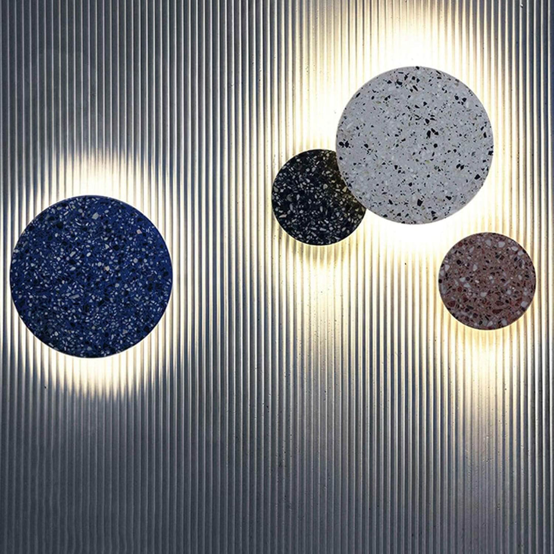 Moderne Terrazzo Væglampe til Entré og Trappe