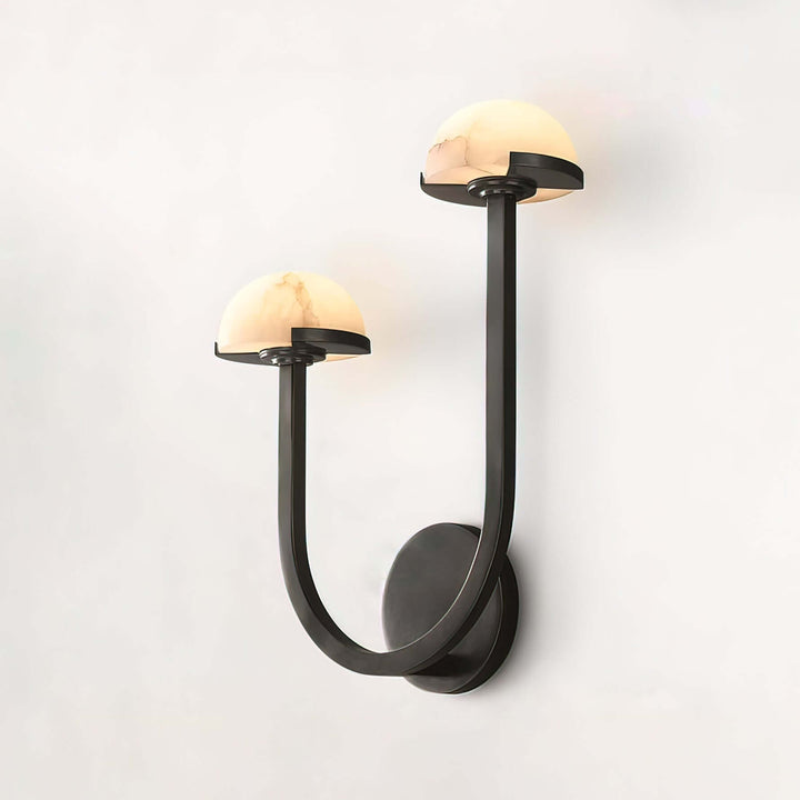 Svamp alabast væglampe, moderne design