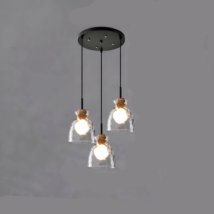 Moderne Glas Lysekrone med 1/3 Hoveder