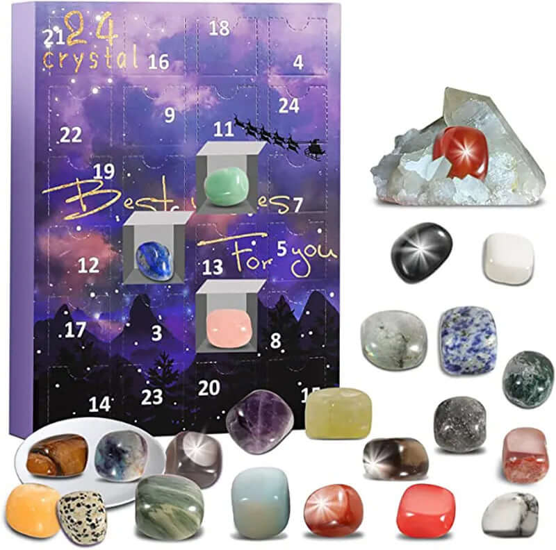 Børns Adventskalender med 24 Ædelsten