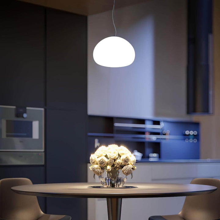 Moderne glas pendellampe til hyggelig belysning