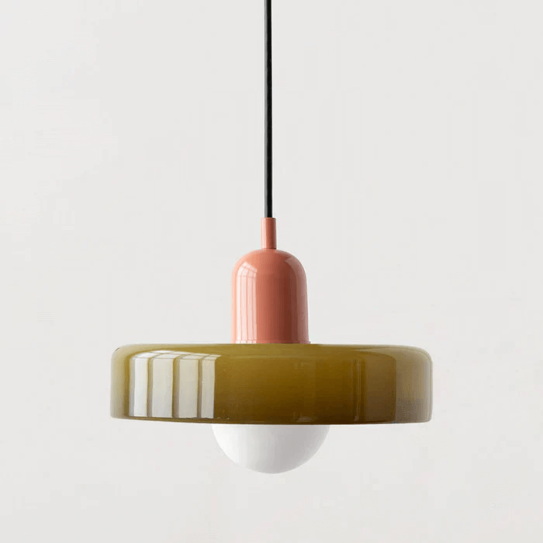 Moderne LED Glas Pendellampe med Justerbare Farver