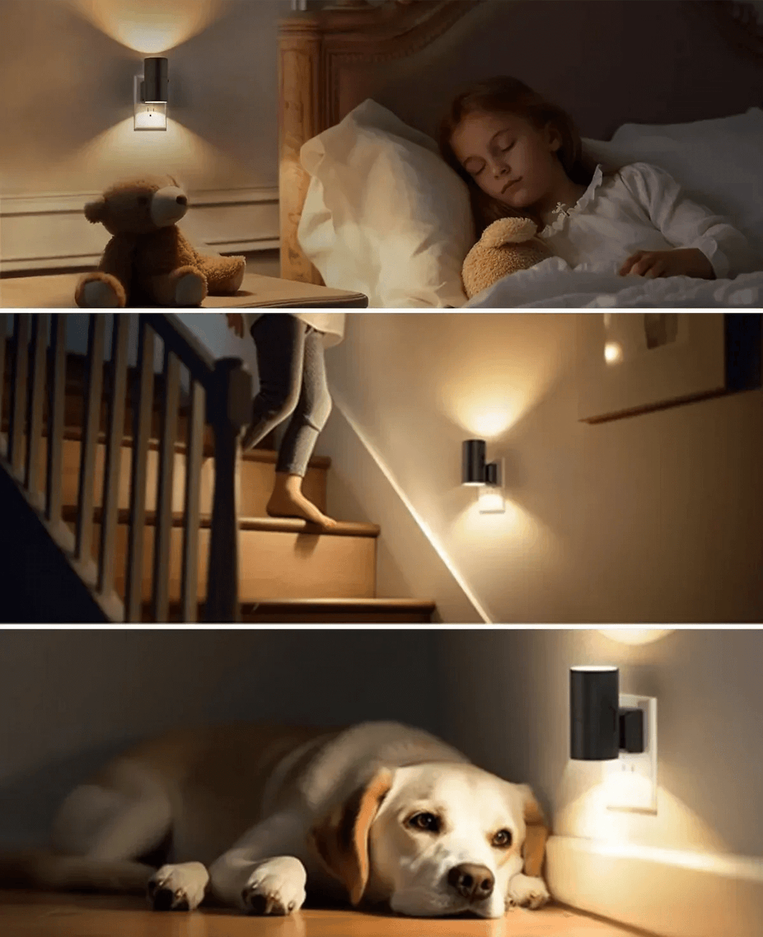 LED-væglampe med skumringssensor