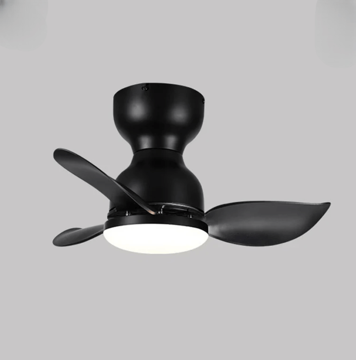 Moderne 46cm loftventilator med LED-lys