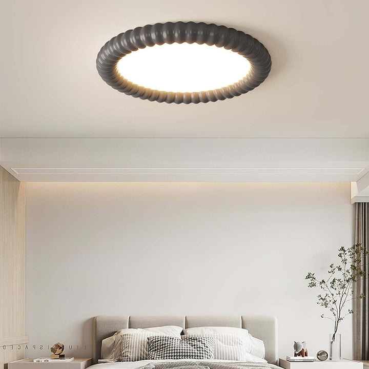 LED Loftloftslampe med bølge-design