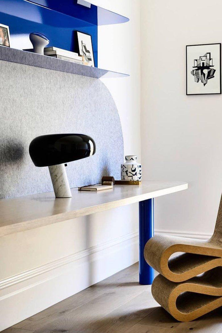 Designer Bordlampe i Marmor