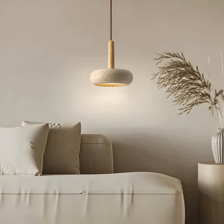 LED Loft Pendel Retro Trælook Design Lampe
