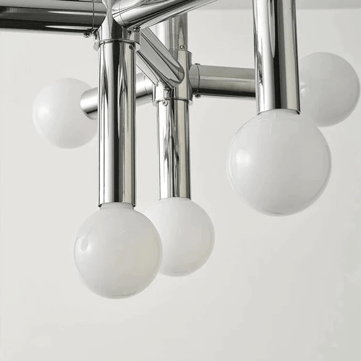 Moderne loft glas kugle lysekrone - 80cm