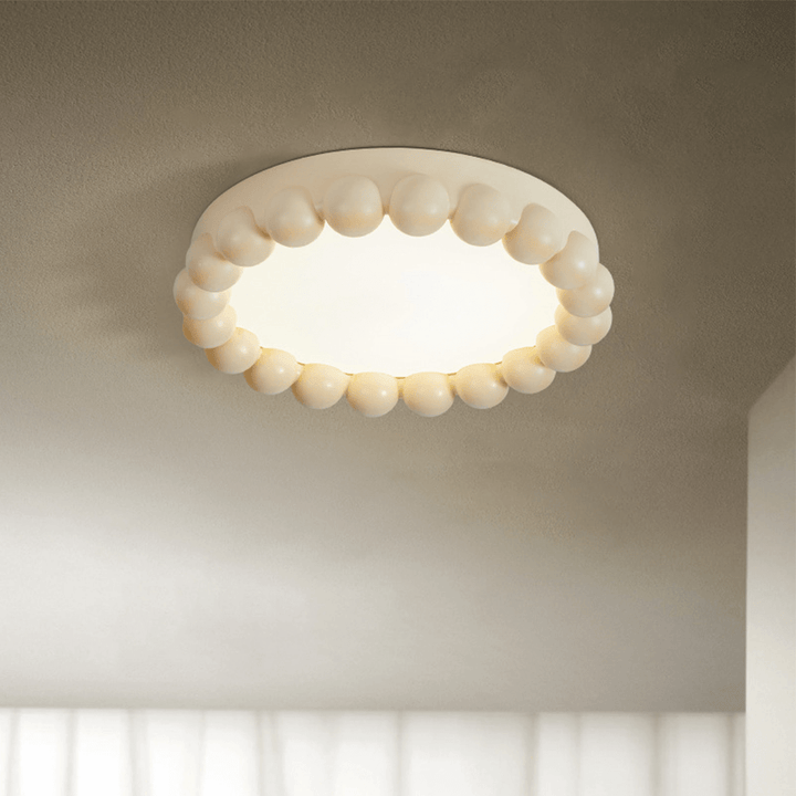 Moderne loftslampe i harpiks og akryl
