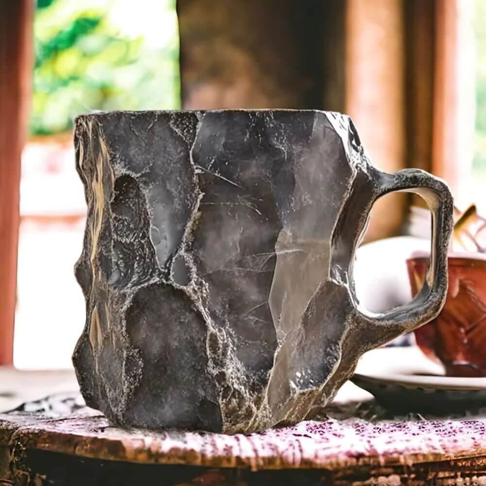 Elegant kaffekop i krystalglas, 350 ml