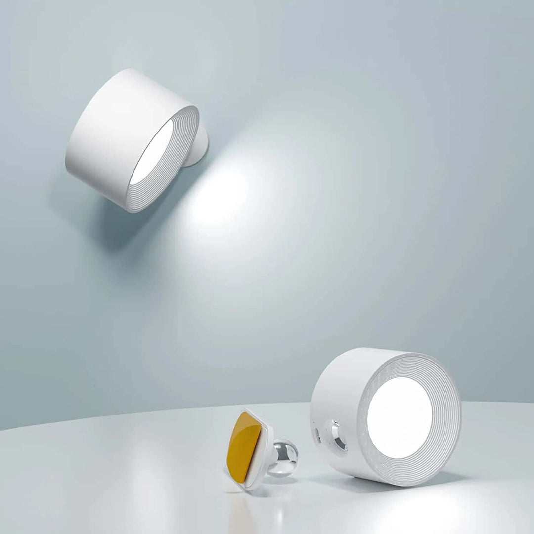 Trådløs LED Væglampe med 360° Rotation