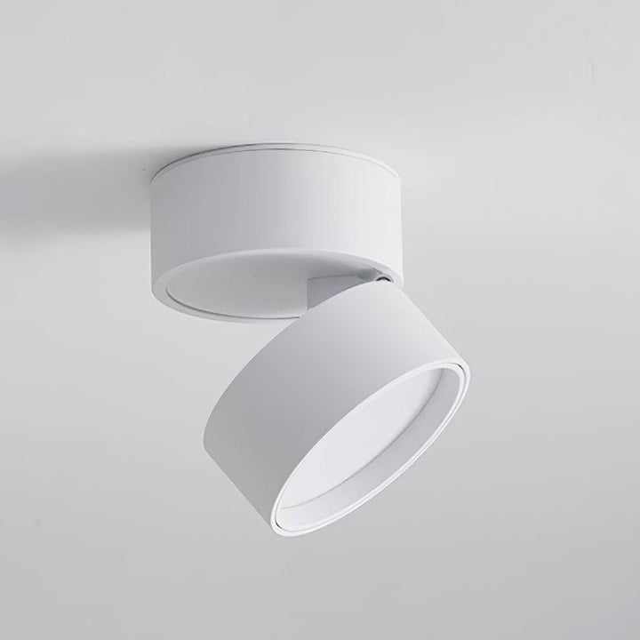 Justerbar loftlampe i aluminium, 10 cm