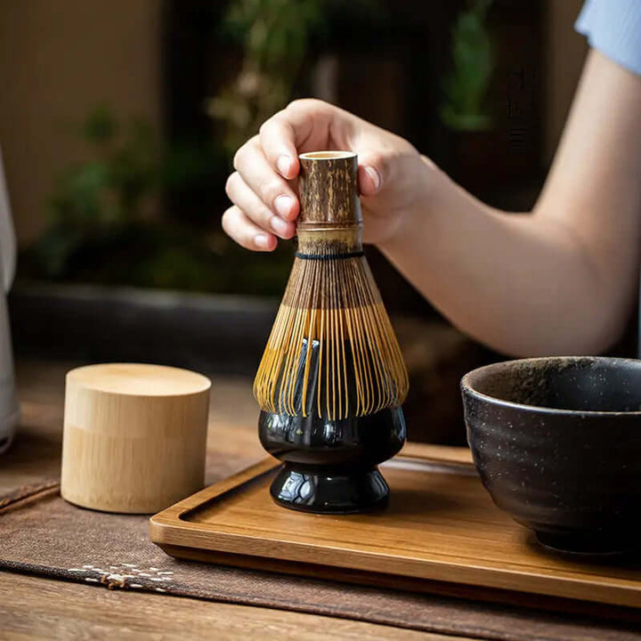 Matcha-sæt til traditionel teceremoni