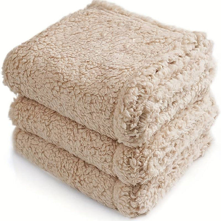 Hyggelig fleece-tæppe til hvalpe - blødt og varmt