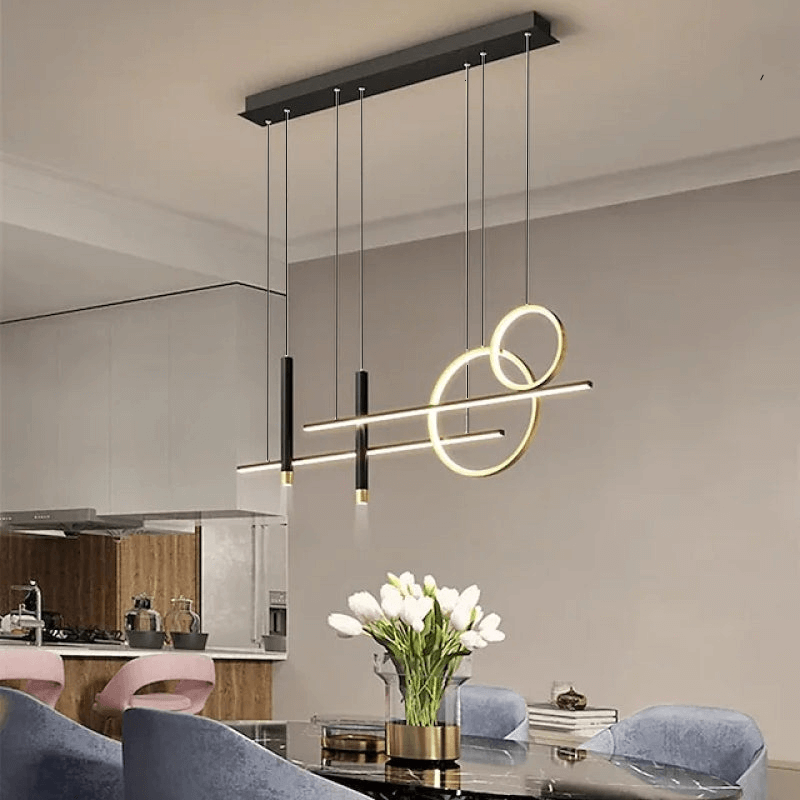 Moderne LED Pendellampe i sort