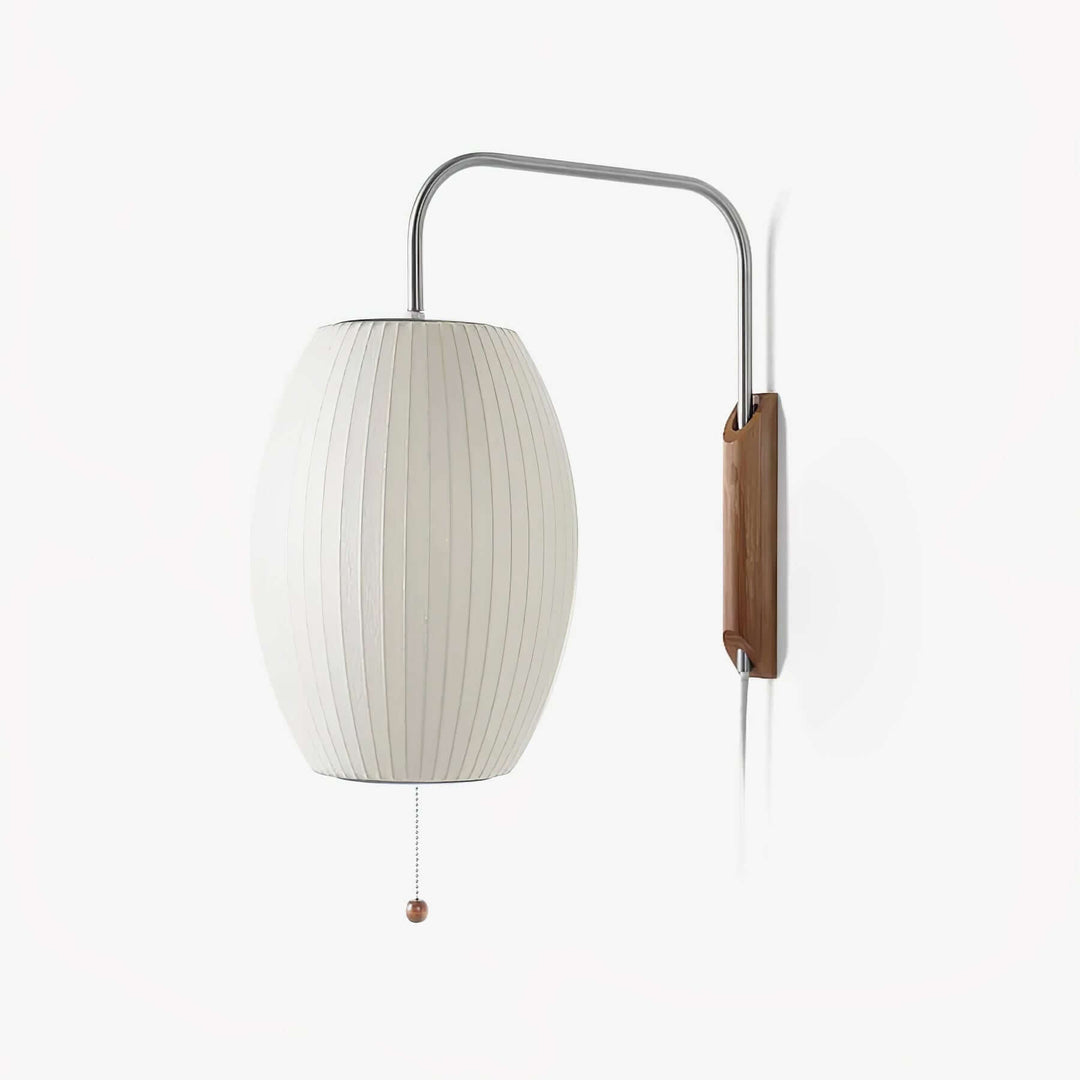 Moderne væglampe med kugledesign og varmt hvidt lys