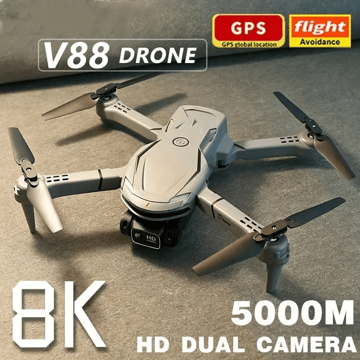 Mini Drone med 8K HD Kamera & GPS til Luftfotografering