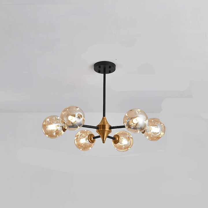 Moderne LED glaskronelysekrone