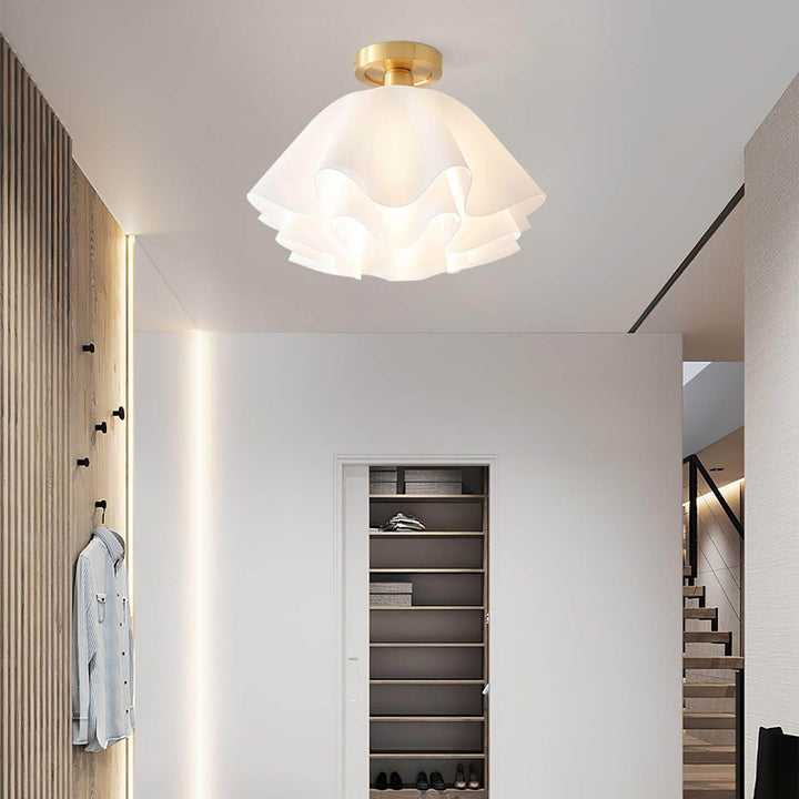 Moderne loft kobberloftslampe