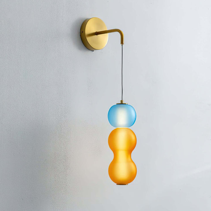 Elegant væglampe med klokkeorkidé-design