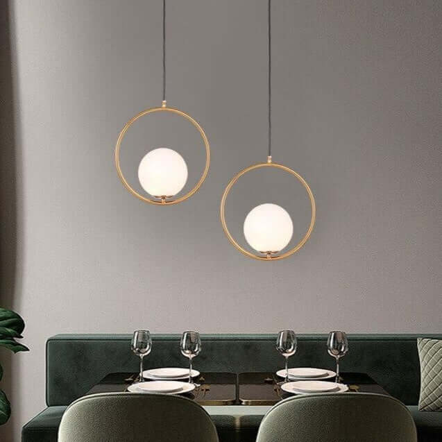 Elegant Glas Pendellampe til Hjemmet