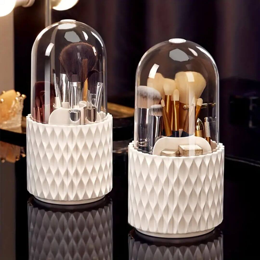 Drejelig Kosmetik Organizer med Låg