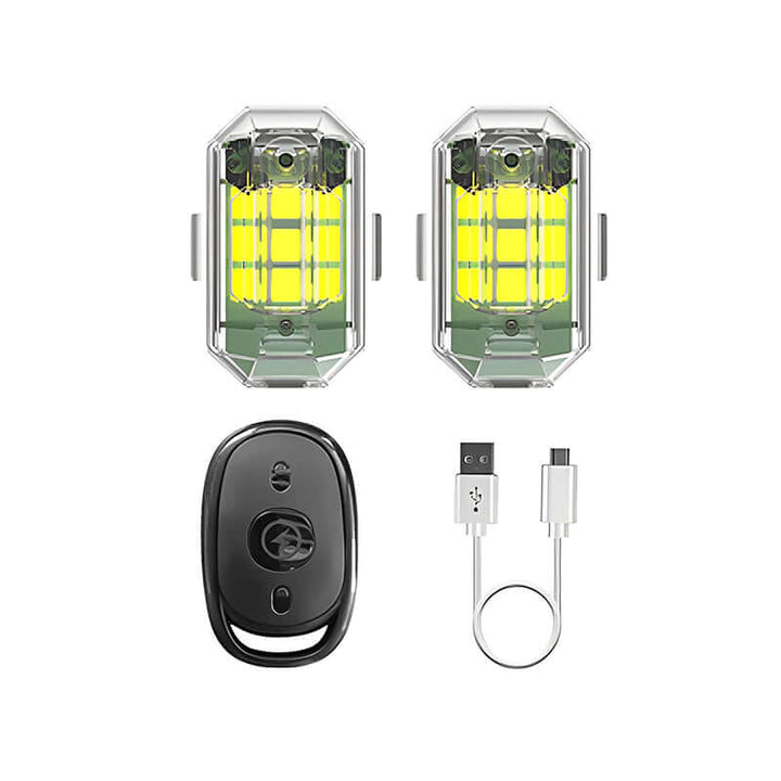 LED Lommelygte, 7 Farver, 7 Tilstande, Vandtæt