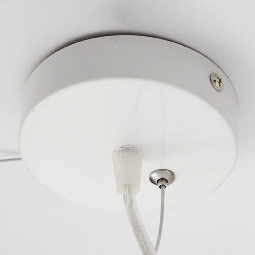 Hvid Sky LED Pendellampe til Børneværelset