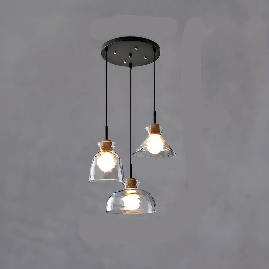 Moderne Glas Lysekrone med 1/3 Hoveder