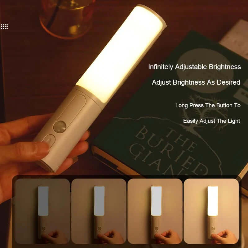 LED-natlampe med bevægelsessensor & dæmpbar
