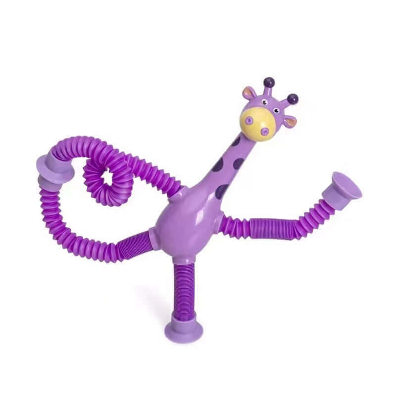 Fleksibelt Giraflegetøj med Sugekop til Børn