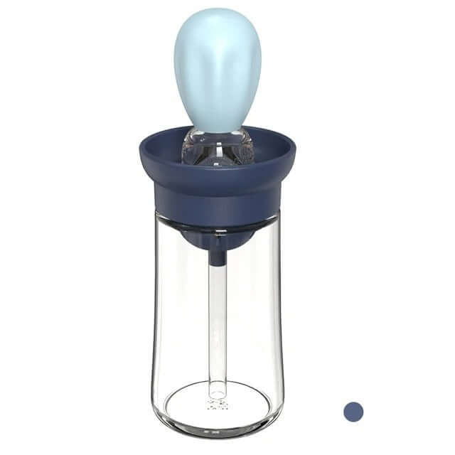 Silikone Olieflaske med Børste, 180 ml - Oliedispenser