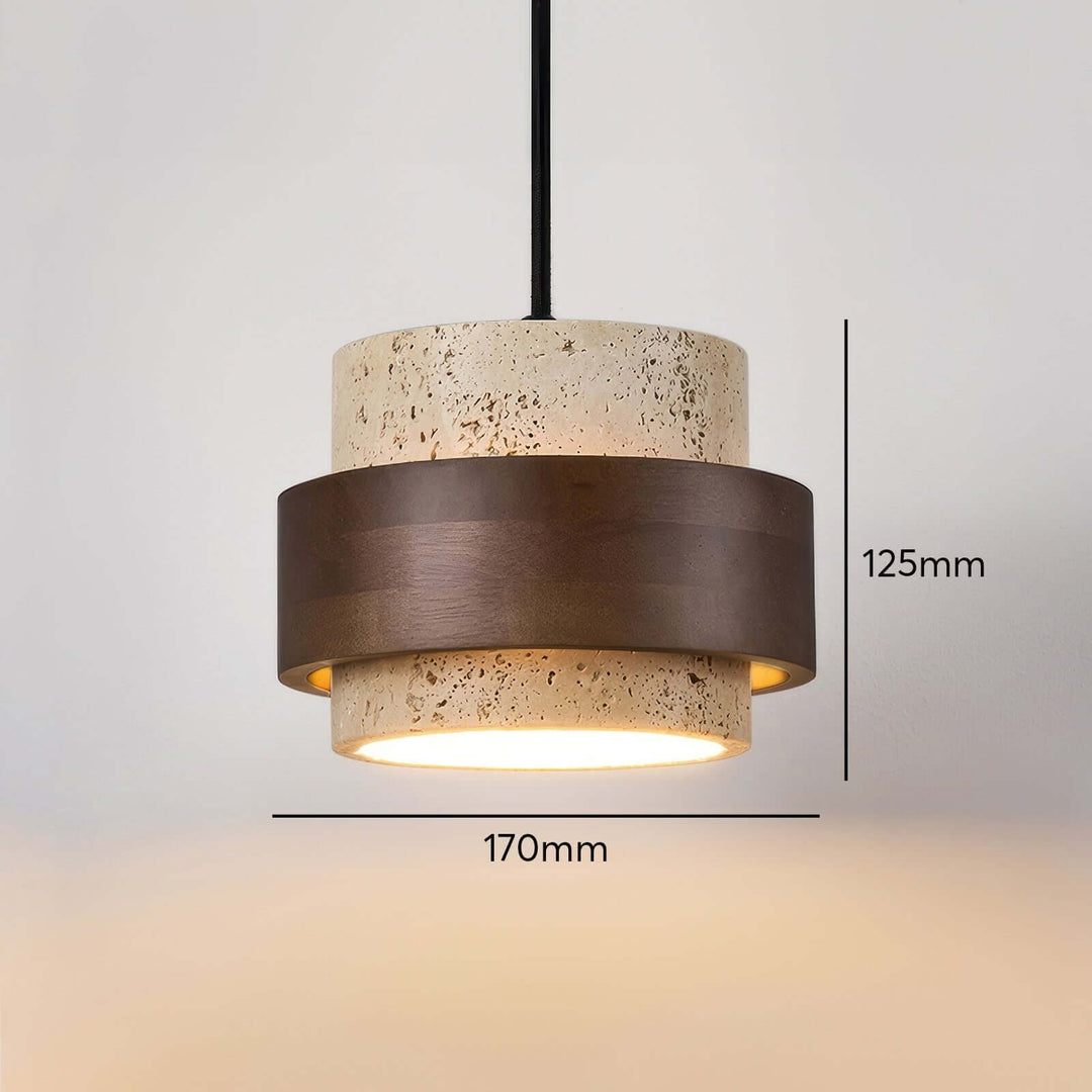 Wabi-Sabi Pendelvæglampe Retro Design