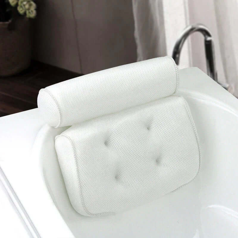 Ergonomisk badekudepude med sugekopper