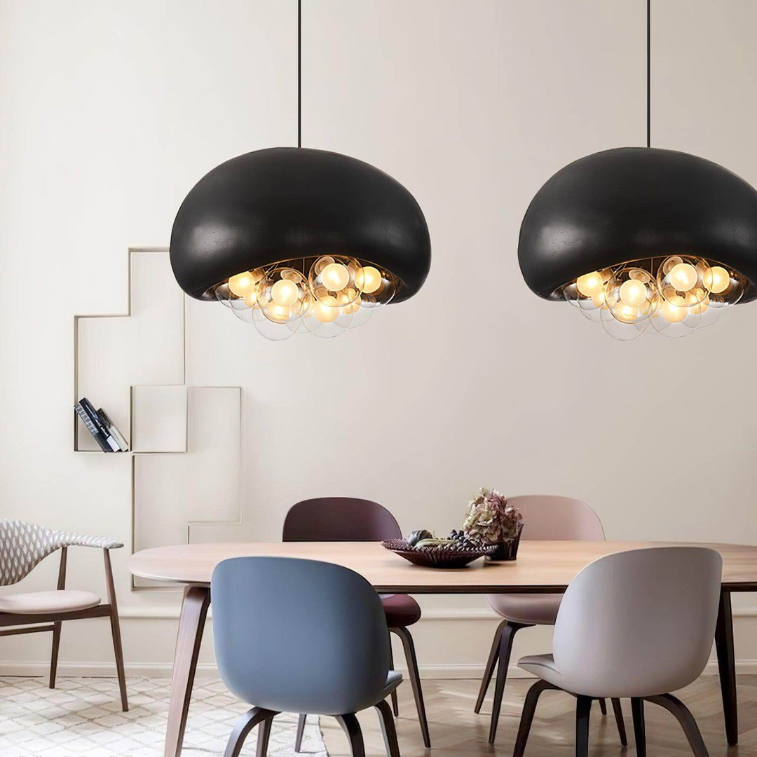Moderne pendellampe med boble-design