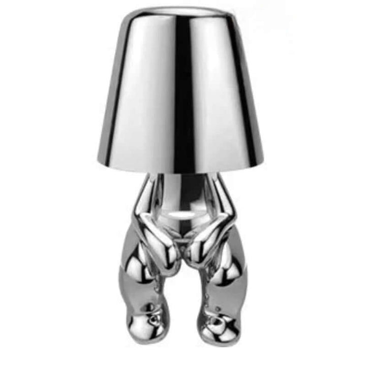 Minimalistisk LED bordlampe med varmhvidt lys