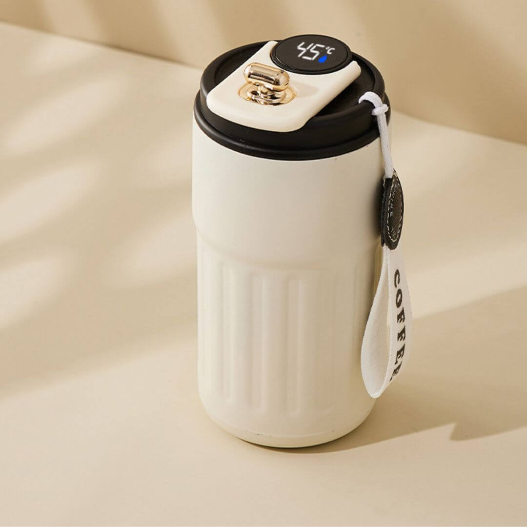 Isoleret termokop 450ml med LED temperaturvisning