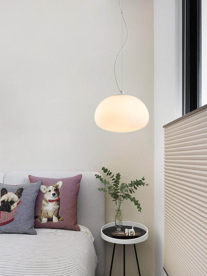 Moderne glas pendellampe til hyggelig belysning