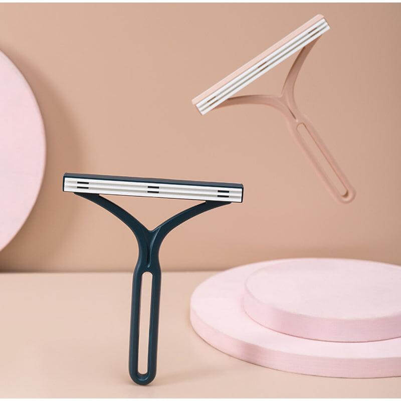 Dobbelt-sidet kæledyrshårsfjerner børste