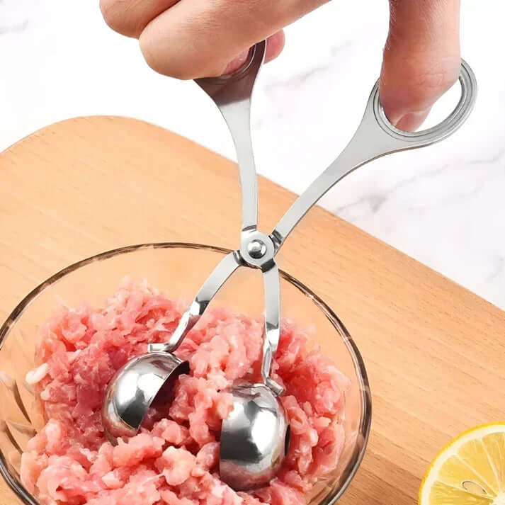 Rustfrit Stål Frikadelleformer - Perfekte Kødboller