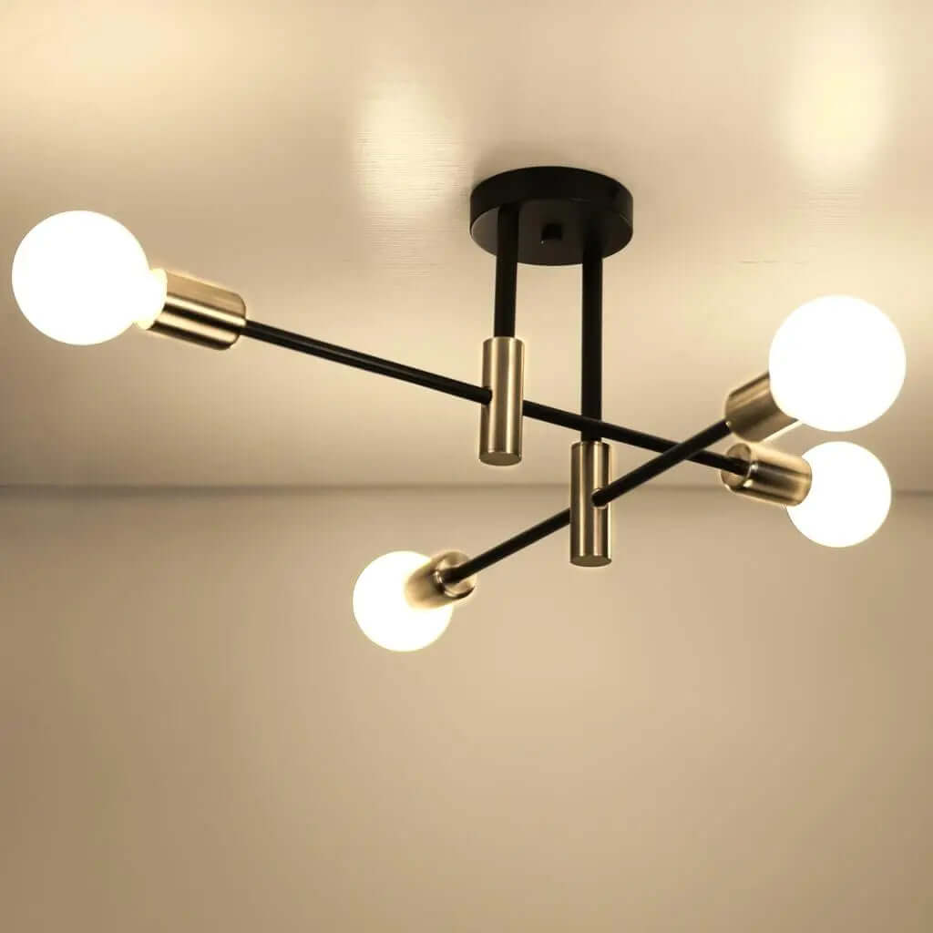 Moderne Glaskugle Lysekrone
