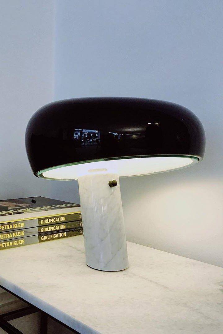 Designer Bordlampe i Marmor