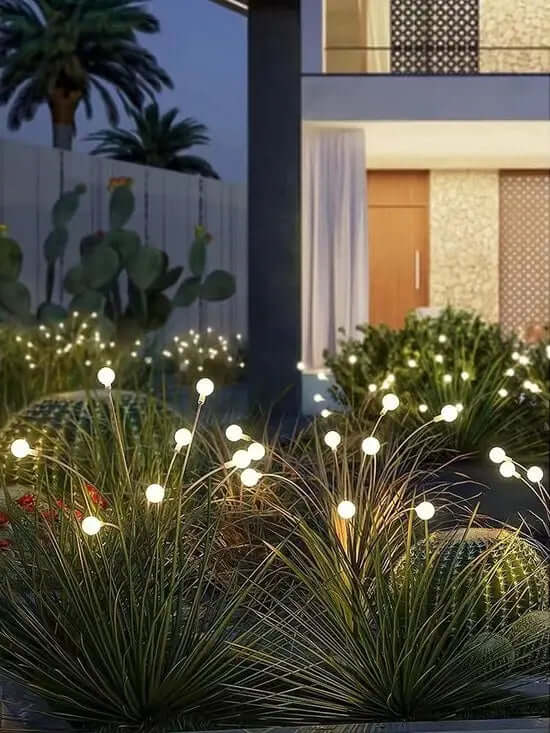 LED Soldrevet Havelampe til Udendørs Brug