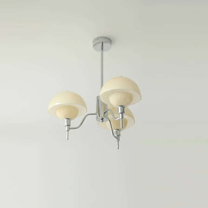 Elegant Cremefarvet Boble Lysekrone