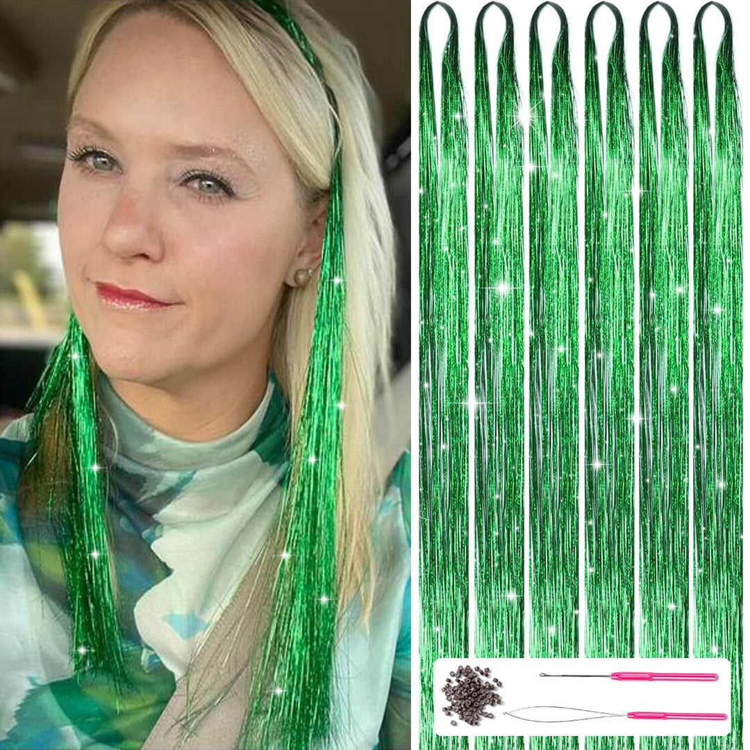 Glitrende Hår-Tinsel Sæt til Kvinder