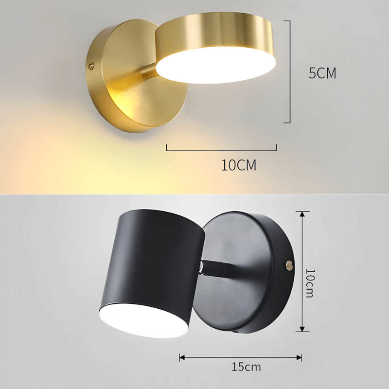 Nordisk Moderne Kobber LED 5W Væglampe