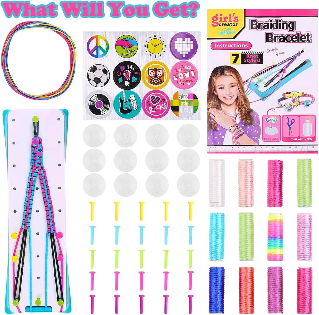 Børne DIY Flettesæt - Kreativt Loom-Legetøj