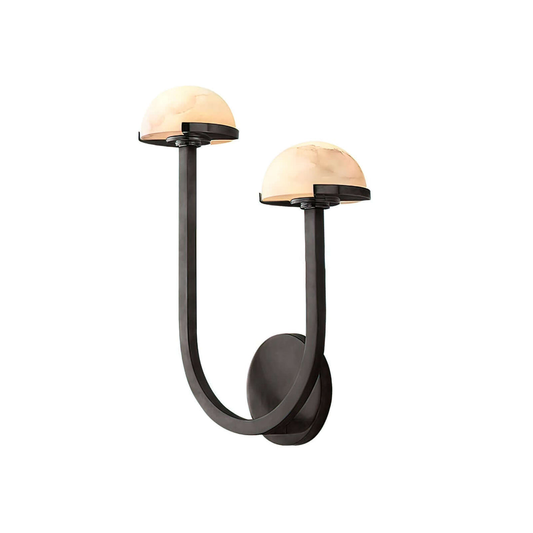Svamp alabast væglampe, moderne design