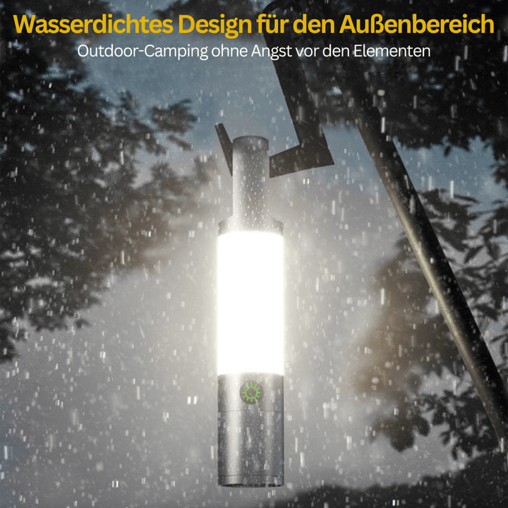 LED-lommelygte, 1000 lumen, 4 tilstande, USB-C